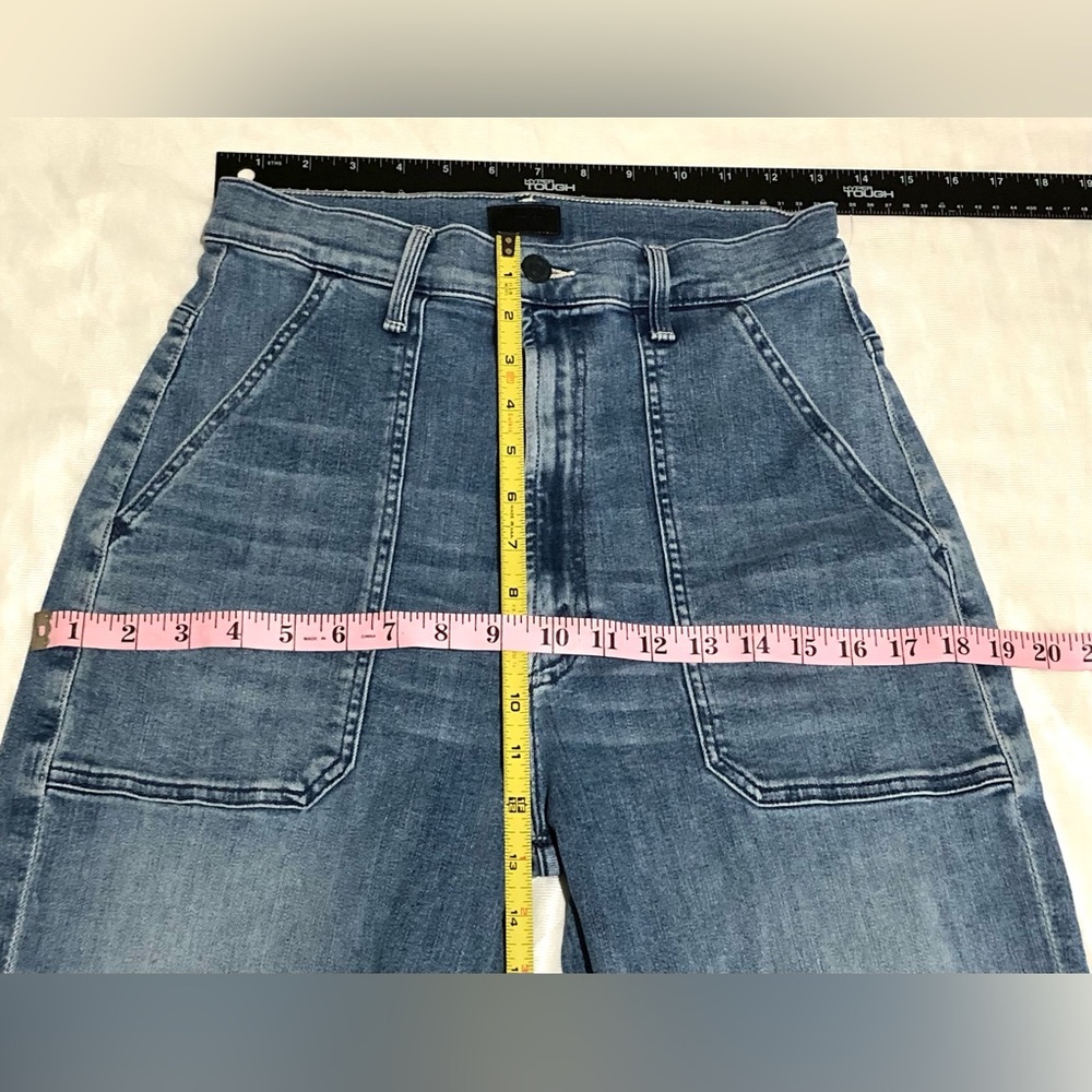 MOTHER Wrapper Blue Jeans - Picture 9 of 10